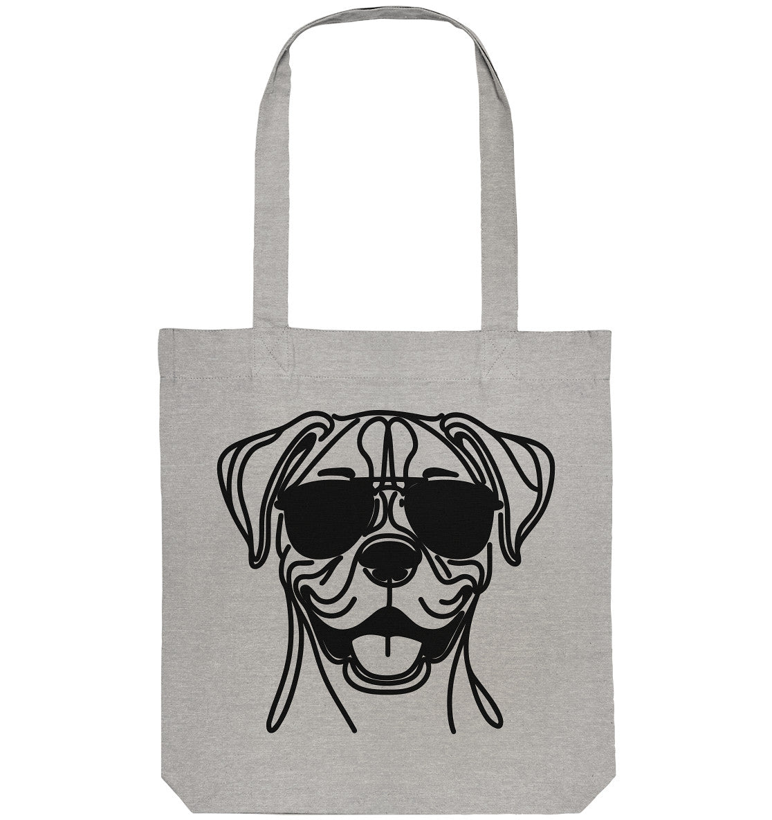 Line Art - Cooler Boxer - Organic Tote-Bag