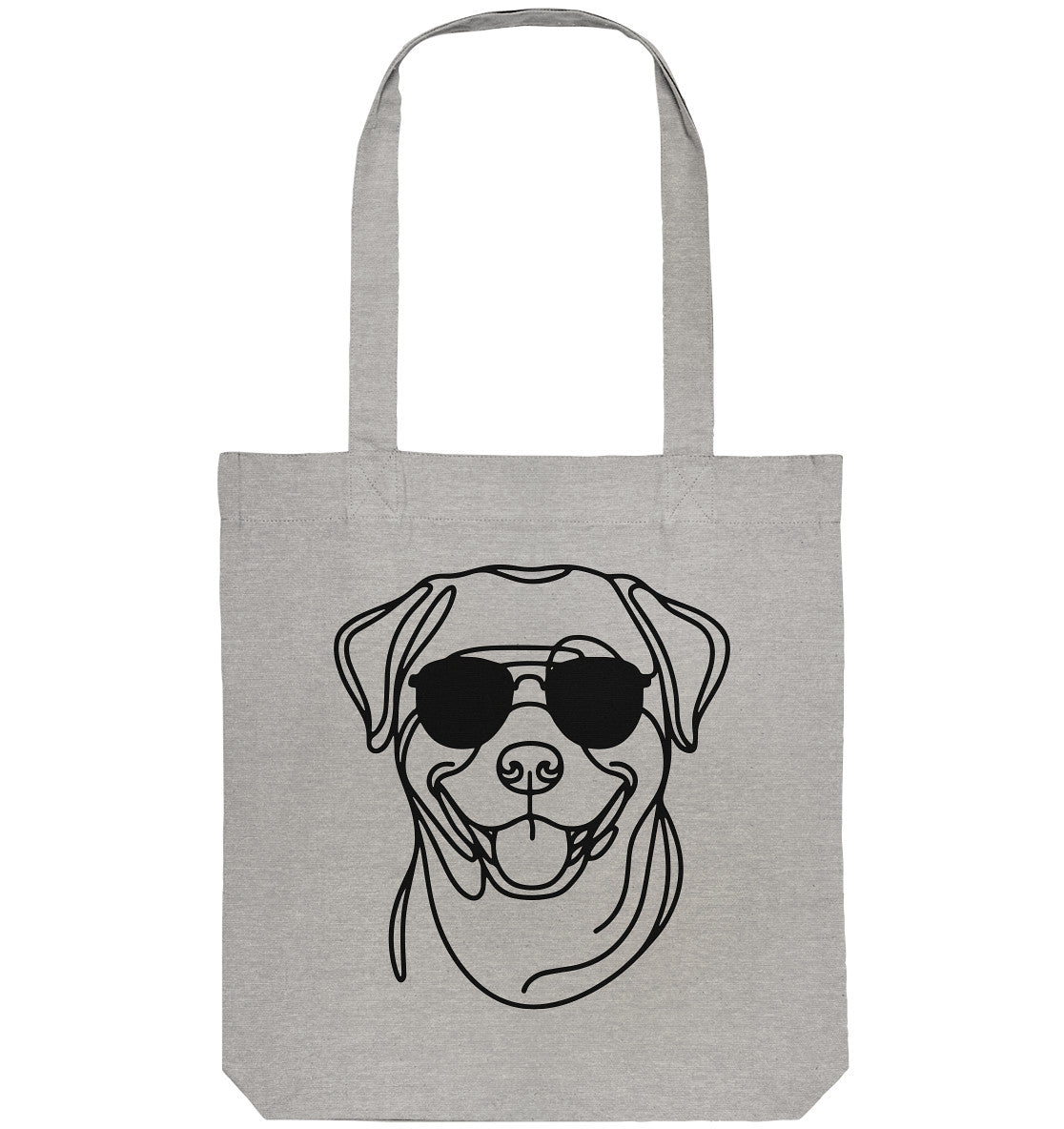 Line Art - Cooler Rottweiler - Organic Tote-Bag