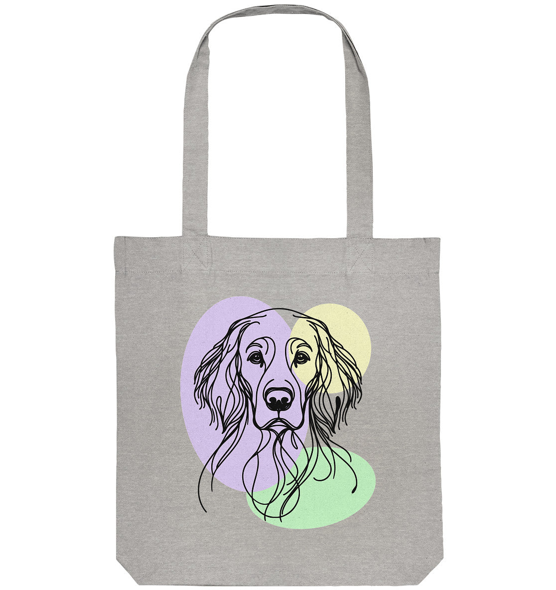 Line Art - Süßer English Setter - Organic Tote-Bag