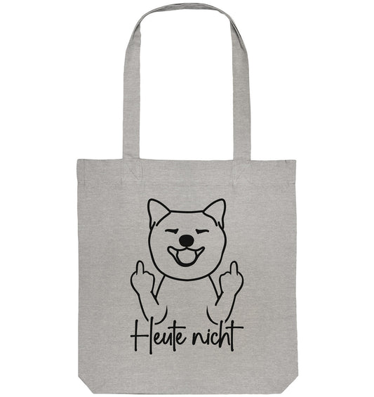 Heute nicht - Shiba Inu - Organic Tote-Bag