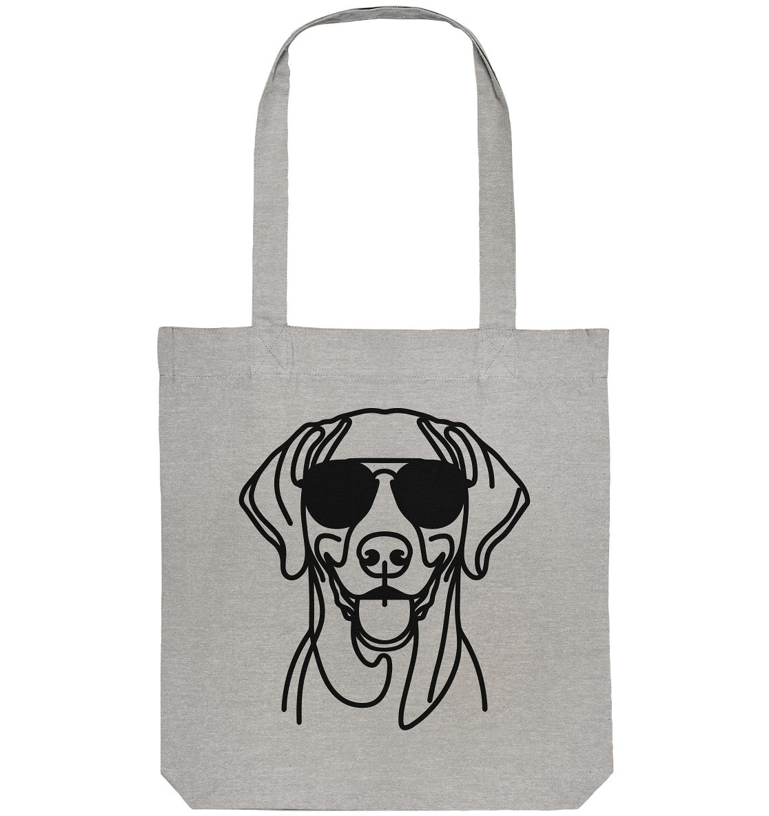 Line Art - Cooler Weimaraner - Organic Tote-Bag