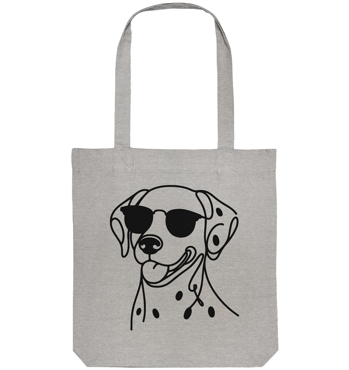 Line Art - Cooler Dalmatiner - Organic Tote-Bag