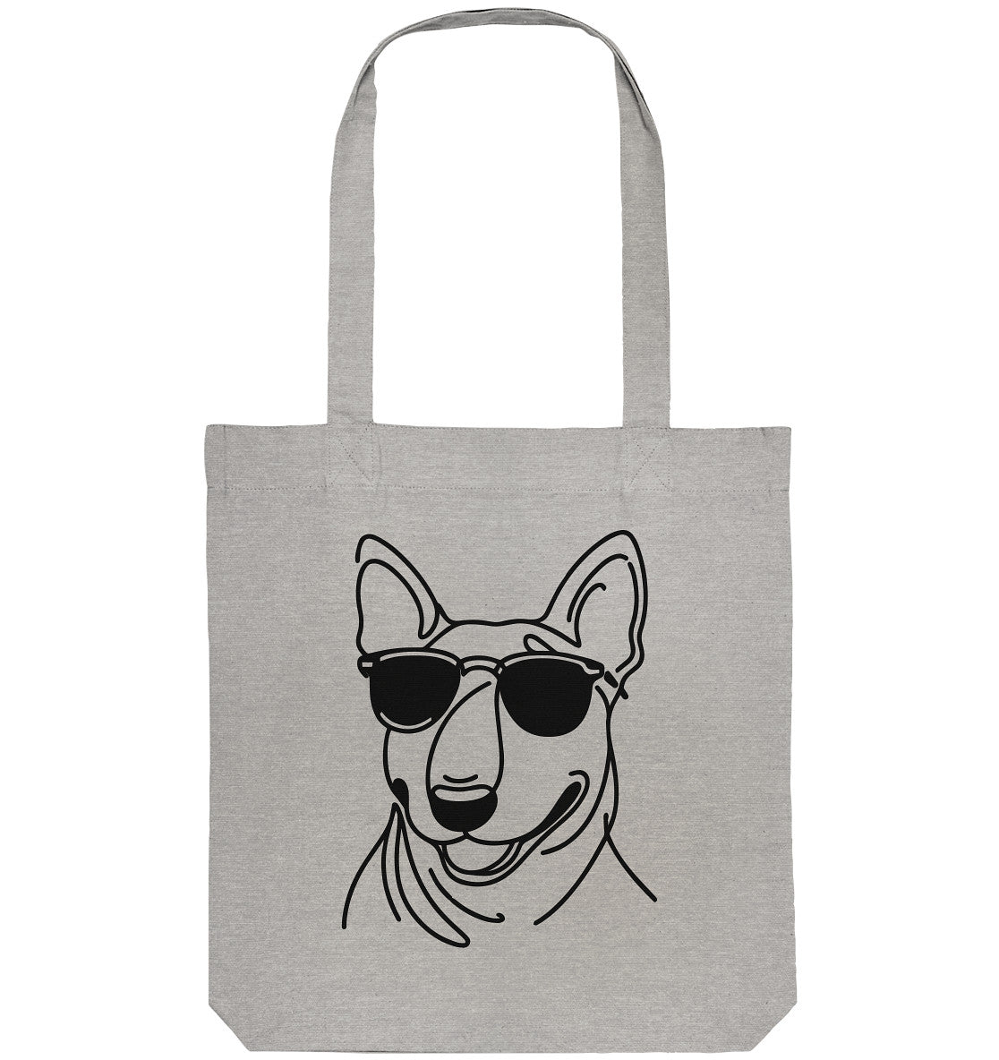 Line Art - Cooler Bullterrier - Organic Tote-Bag