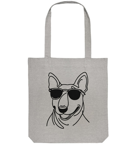 Line Art - Cooler Bullterrier - Organic Tote-Bag