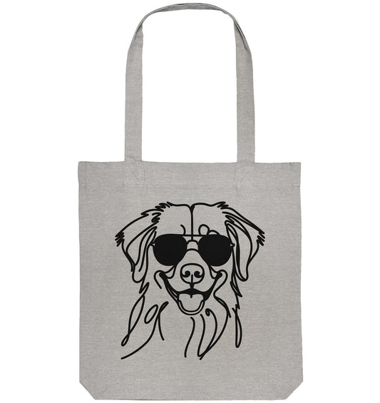 Line Art - Cooler Nova Scotia Duck Tolling Retriever - Organic Tote-Bag