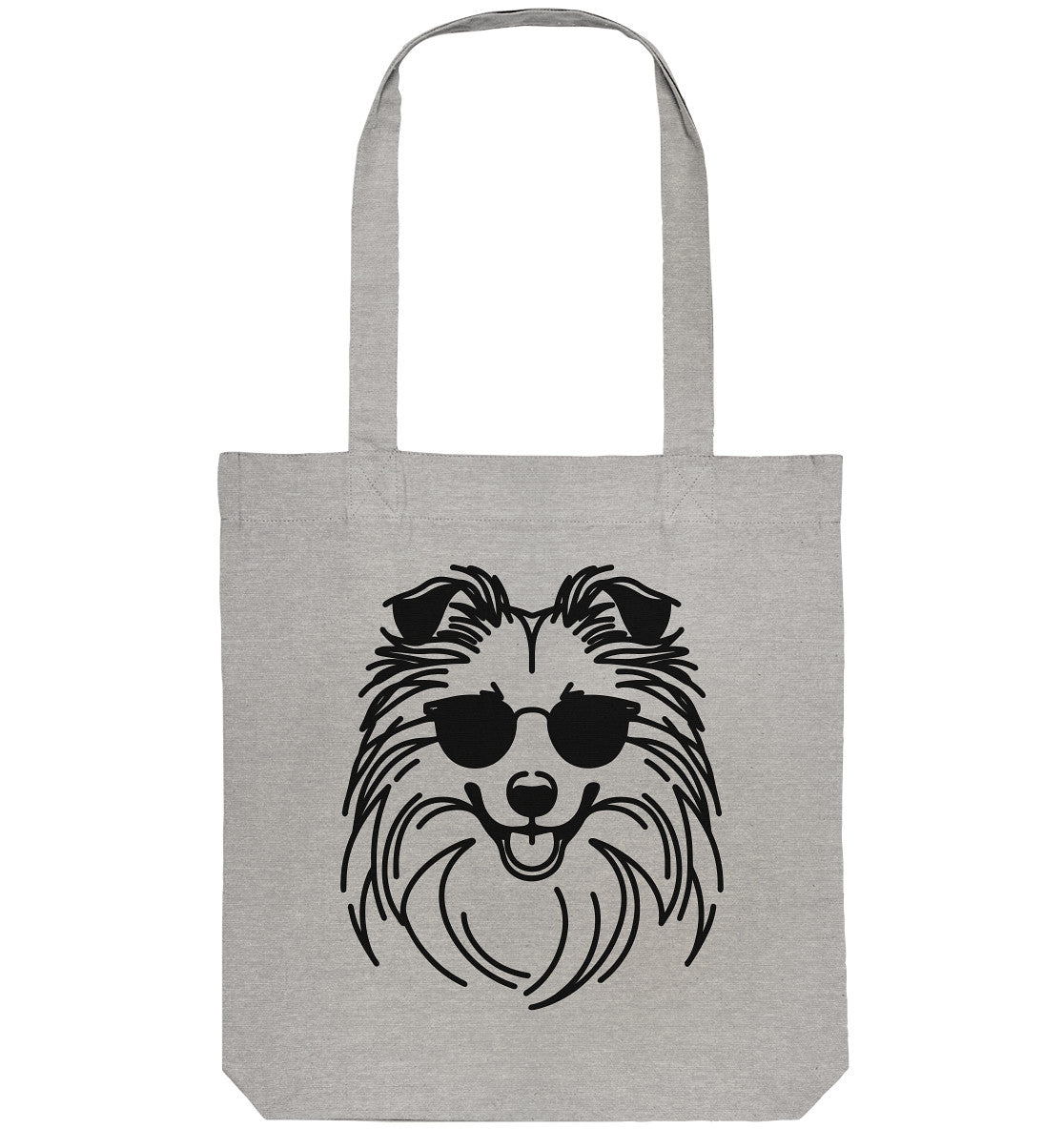 Line Art - Cooler Shetland Sheepdog - Organic Tote-Bag