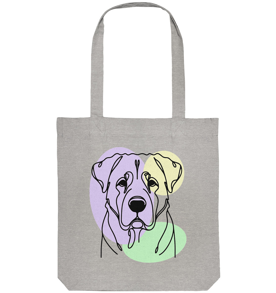 Line Art - Süßer Kangal - Organic Tote-Bag