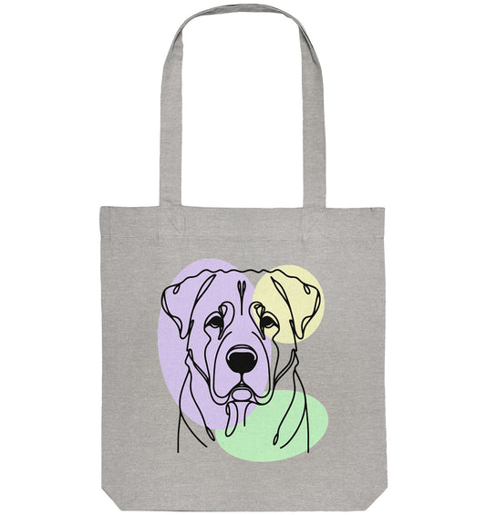 Line Art - Süßer Kangal - Organic Tote-Bag