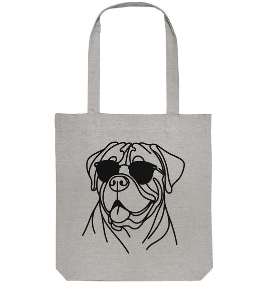 Line Art - Cooler Bullmastiff - Organic Tote-Bag