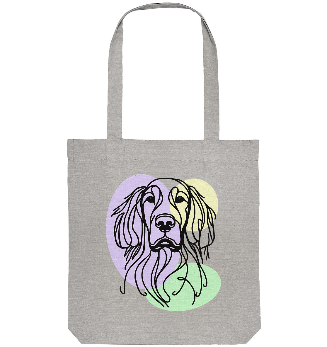 Line Art - Süßer Gordon Setter - Organic Tote-Bag