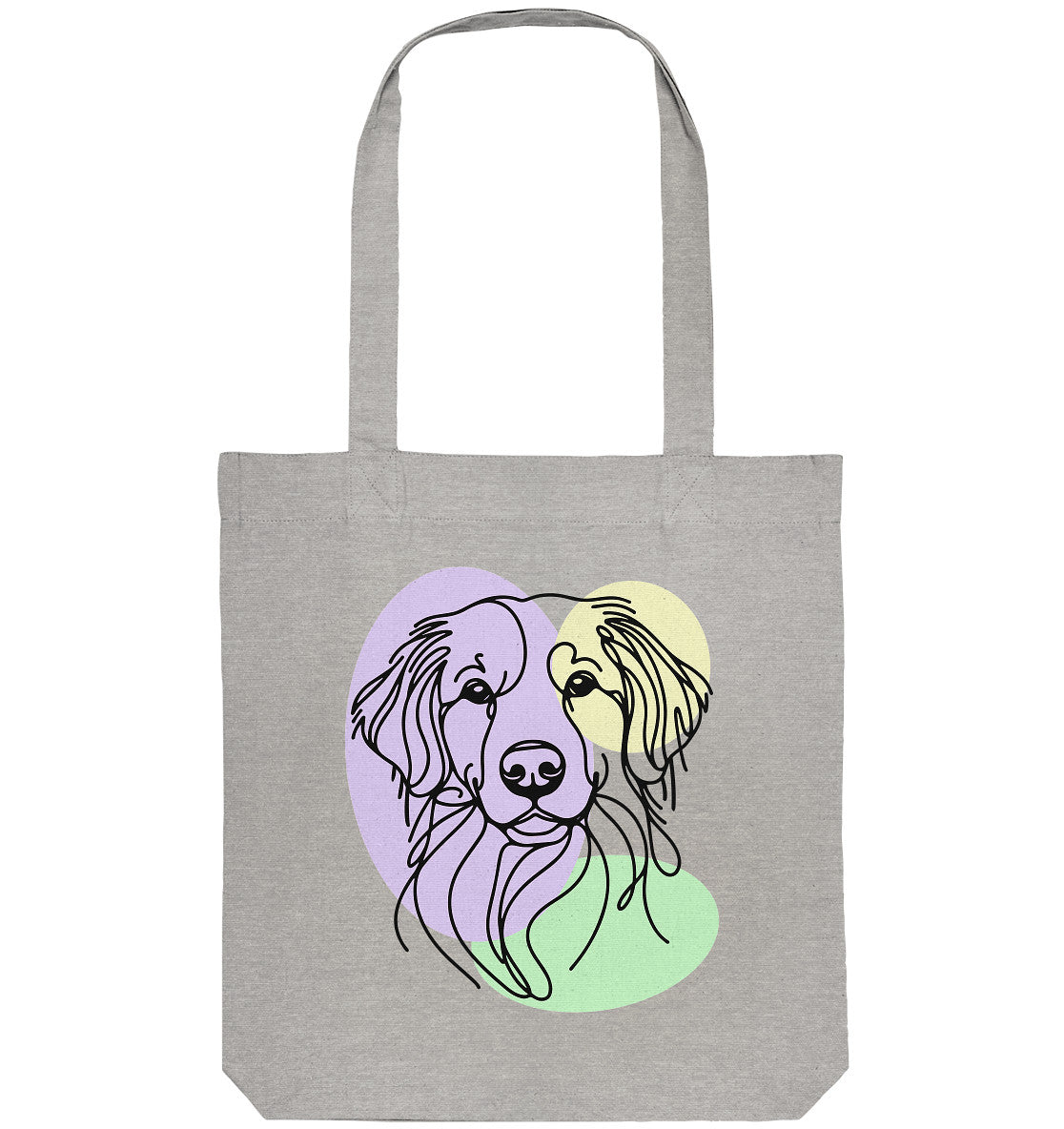 Line Art - Süßer Kooikerhondje - Organic Tote-Bag