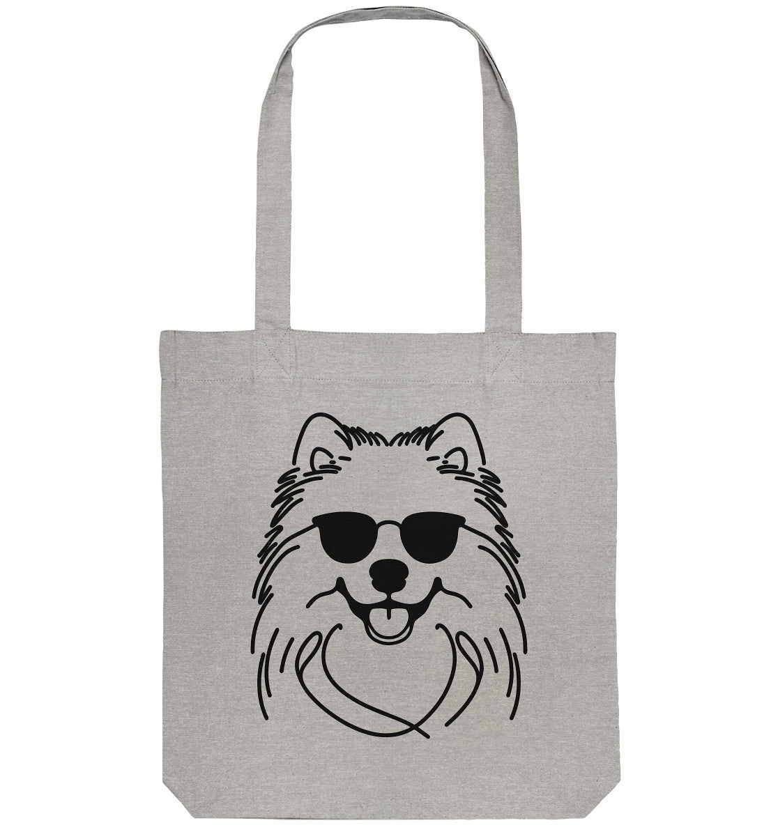 Line Art - Cooler Samojede - Organic Tote-Bag