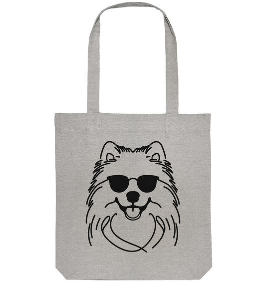 Line Art - Cooler Samojede - Organic Tote-Bag