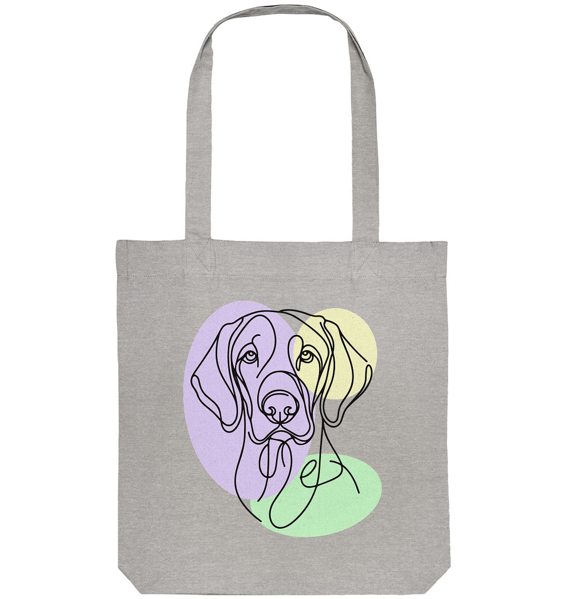 Line Art - Süßer Vizsla - Organic Tote-Bag