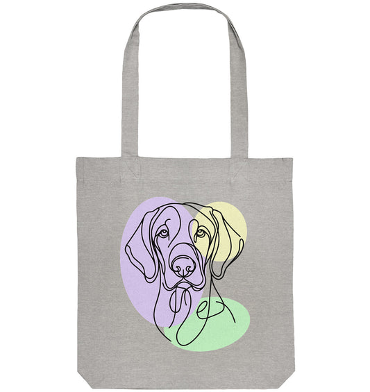 Line Art - Süßer Vizsla - Organic Tote-Bag