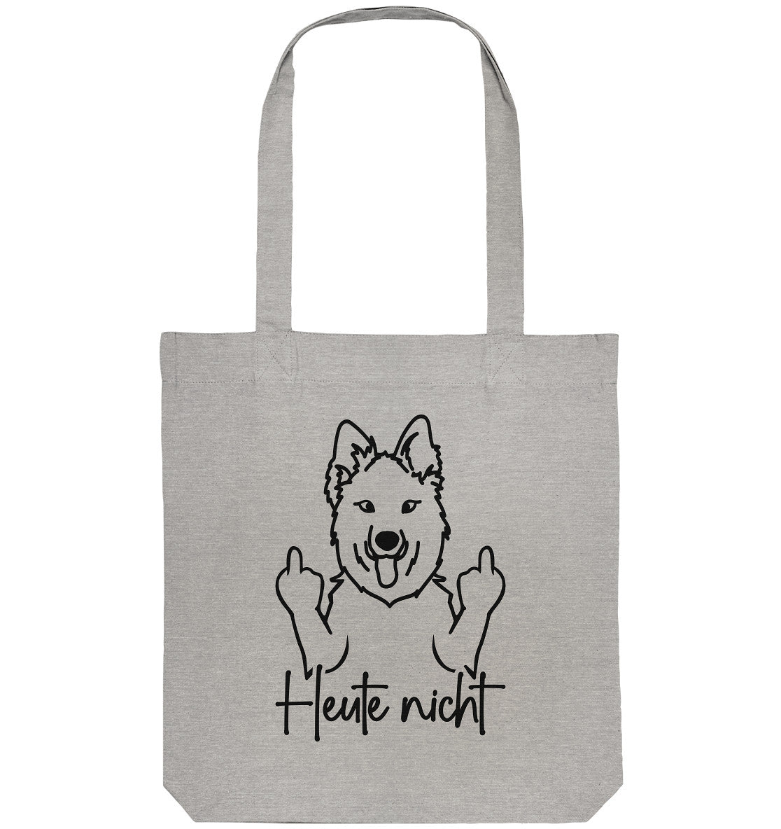 Heute nicht - Schweizer Schäferhund - Organic Tote-Bag