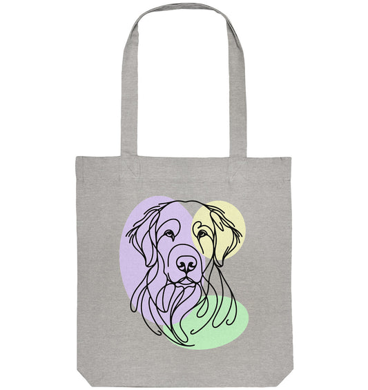 Line Art - Süßer Kuvasz - Organic Tote-Bag
