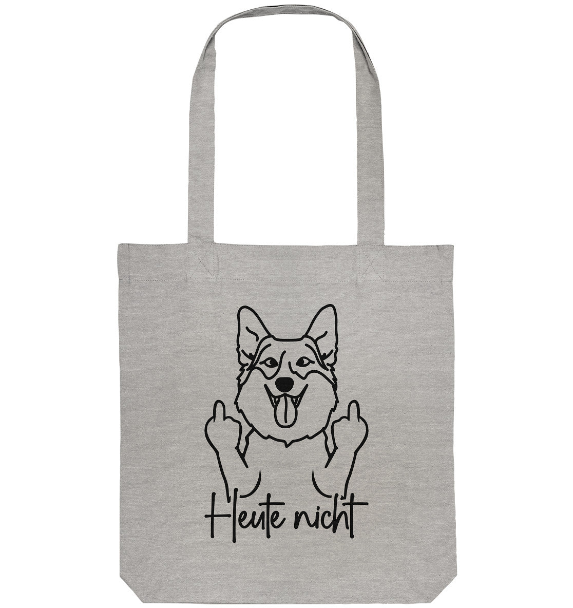 Heute nicht - Corgi - Organic Tote-Bag
