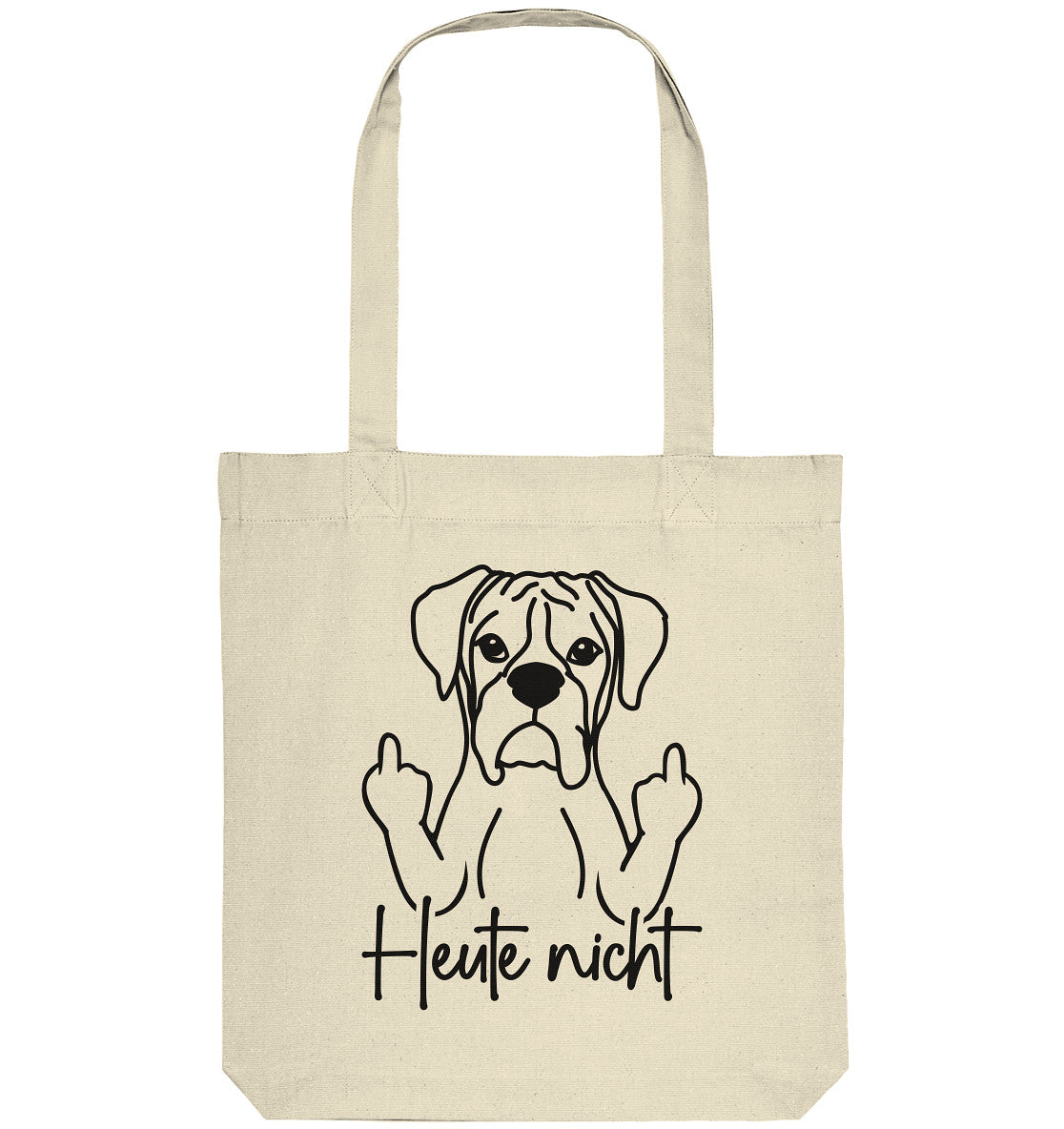 Heute nicht - Boxer - Organic Tote-Bag