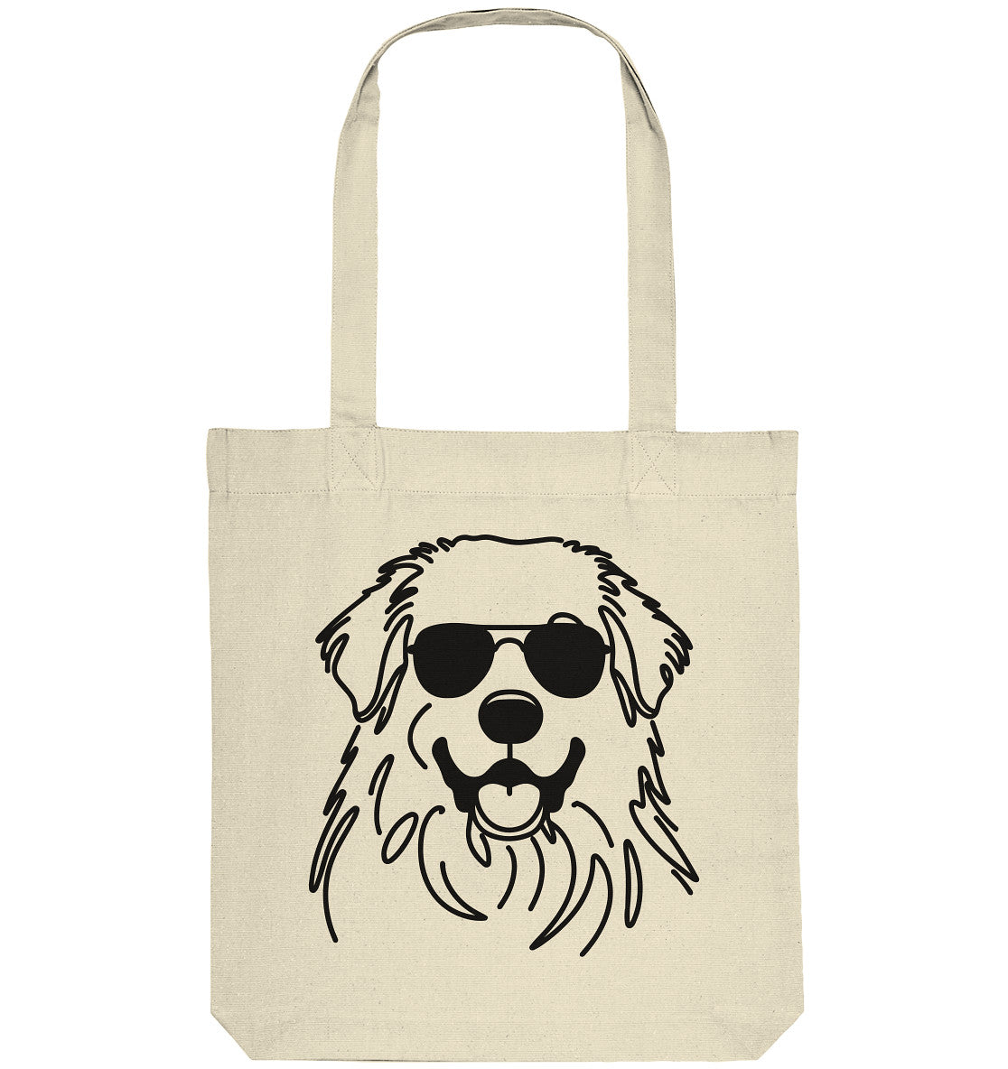 Line Art - Cooler Pyrenäenberghund - Organic Tote-Bag