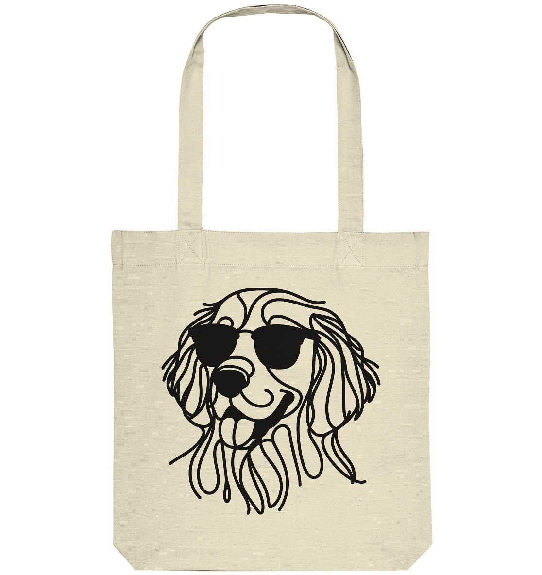 Line Art - Cooler English Setter - Organic Tote-Bag