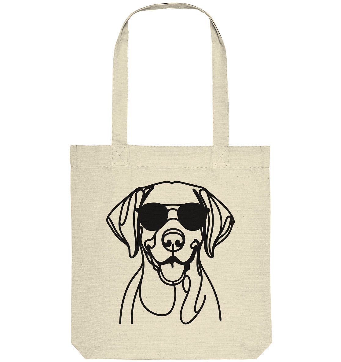Line Art - Cooler Deutsch Kurzhaar - Organic Tote-Bag