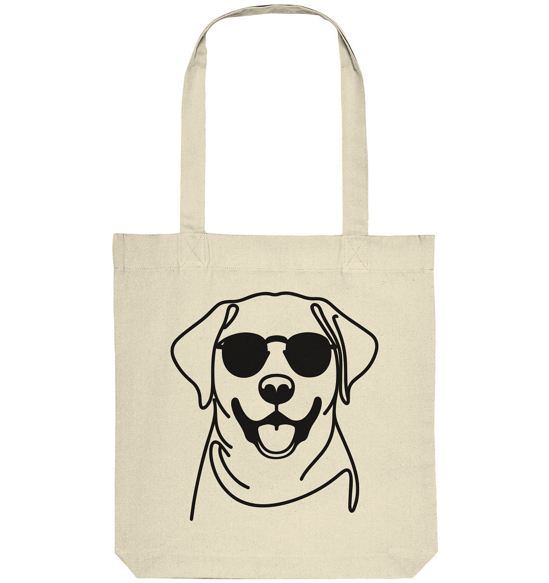 Line Art - Cooler Labrador - Organic Tote-Bag