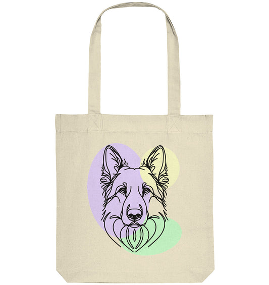 Line Art - Schäferhund - Organic Tote-Bag