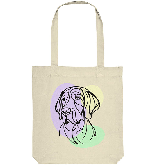 Line Art - Süßer Deutsch Kurzhaar - Organic Tote-Bag