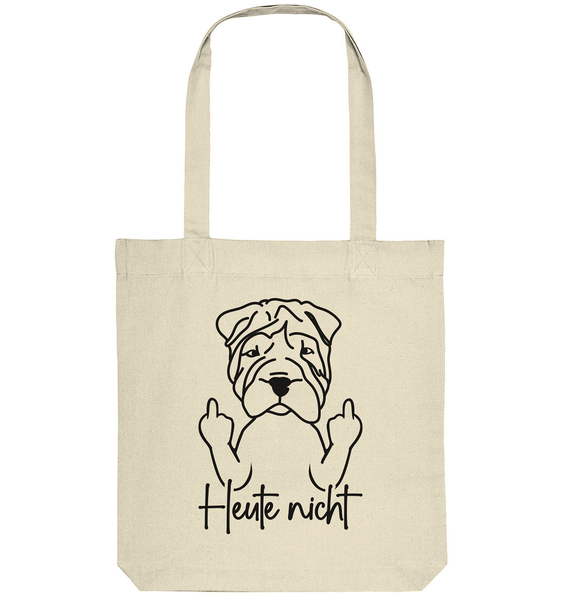 Heute nicht - Shar-Pei - Organic Tote-Bag
