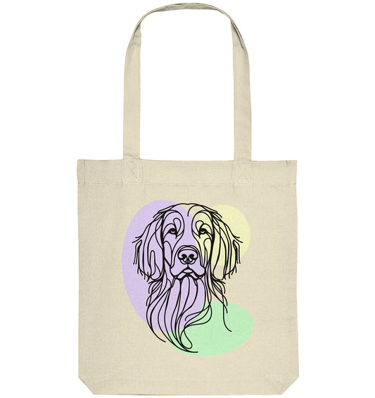 Line Art - Süßer Irish Setter - Organic Tote-Bag