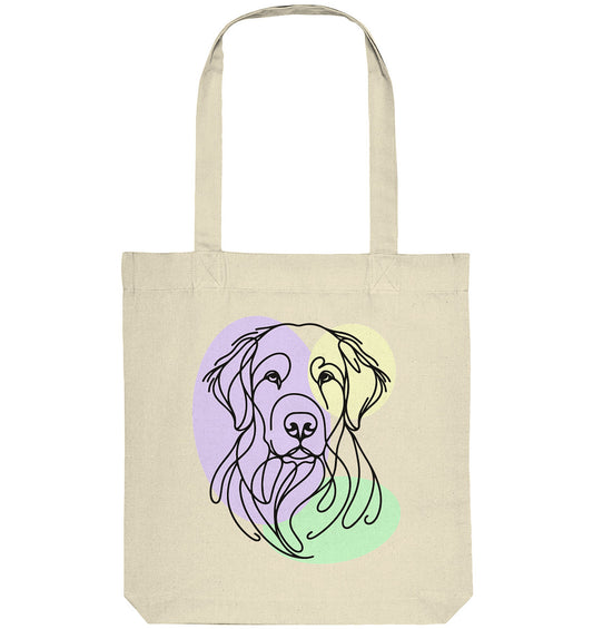 Line Art - Süßer Kuvasz - Organic Tote-Bag