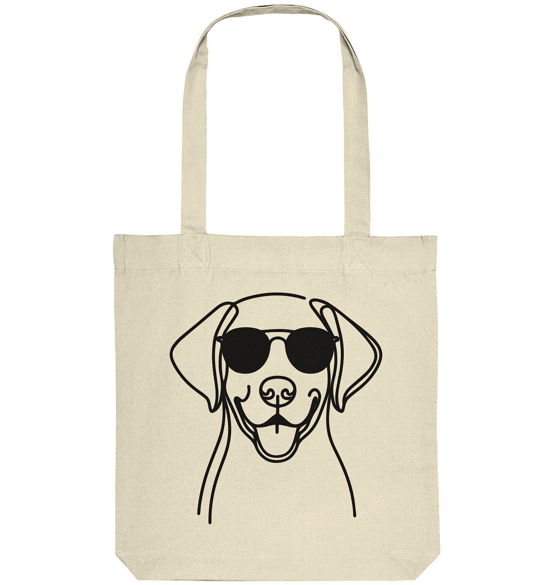 Line Art - Cooler English Pointer - Organic Tote-Bag