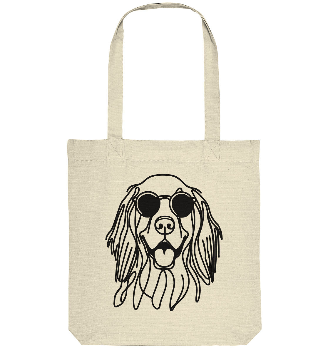Line Art - Cooler Gordon Setter - Organic Tote-Bag