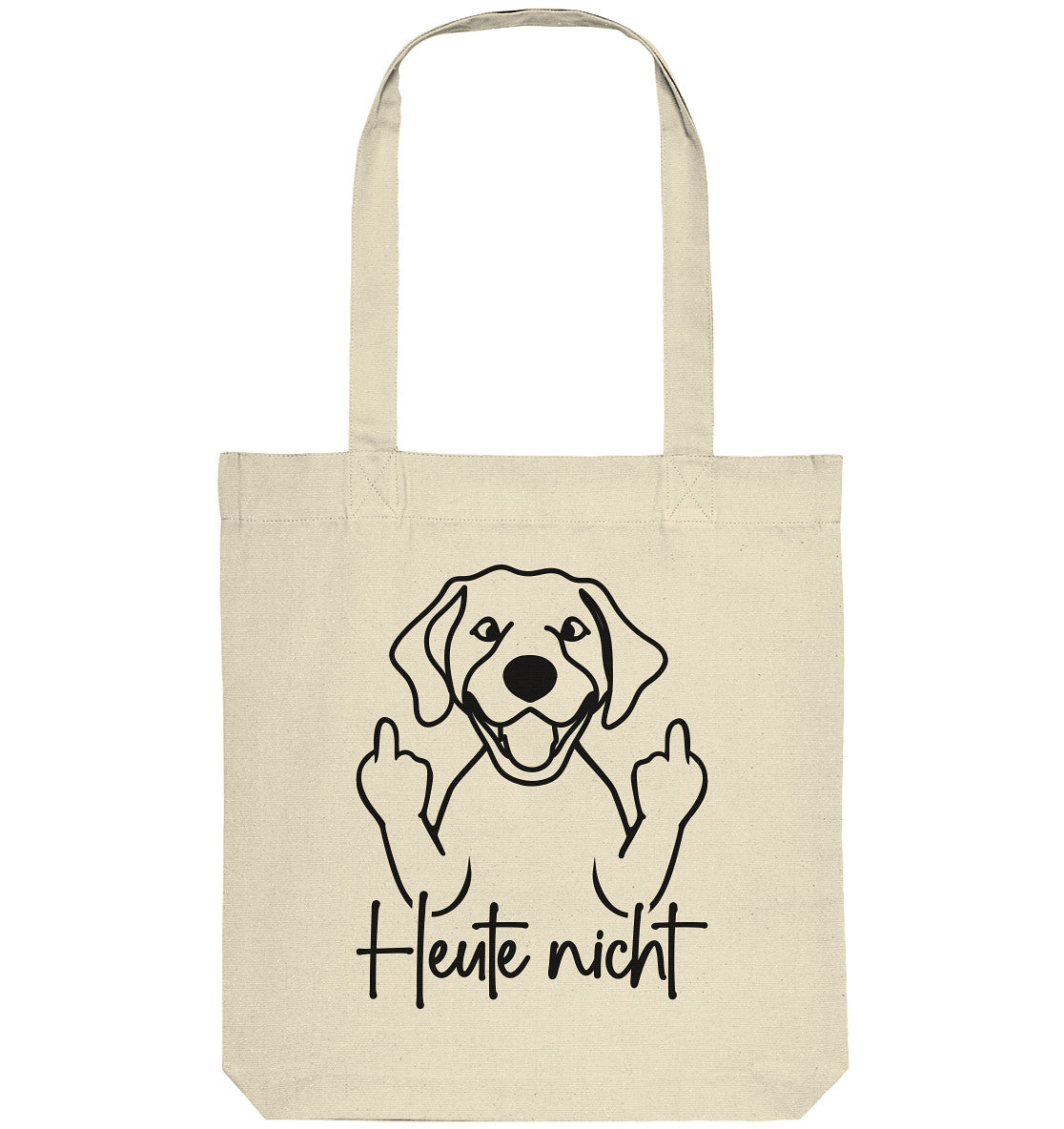 Heute nicht - Labrador - Organic Tote-Bag