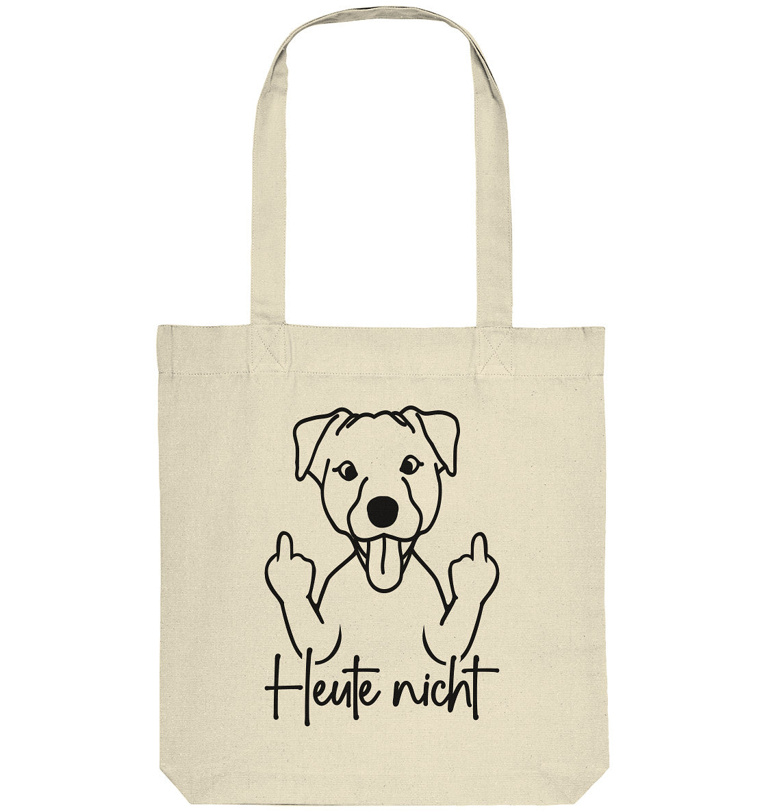 Heute nicht - Jack Russell - Organic Tote-Bag