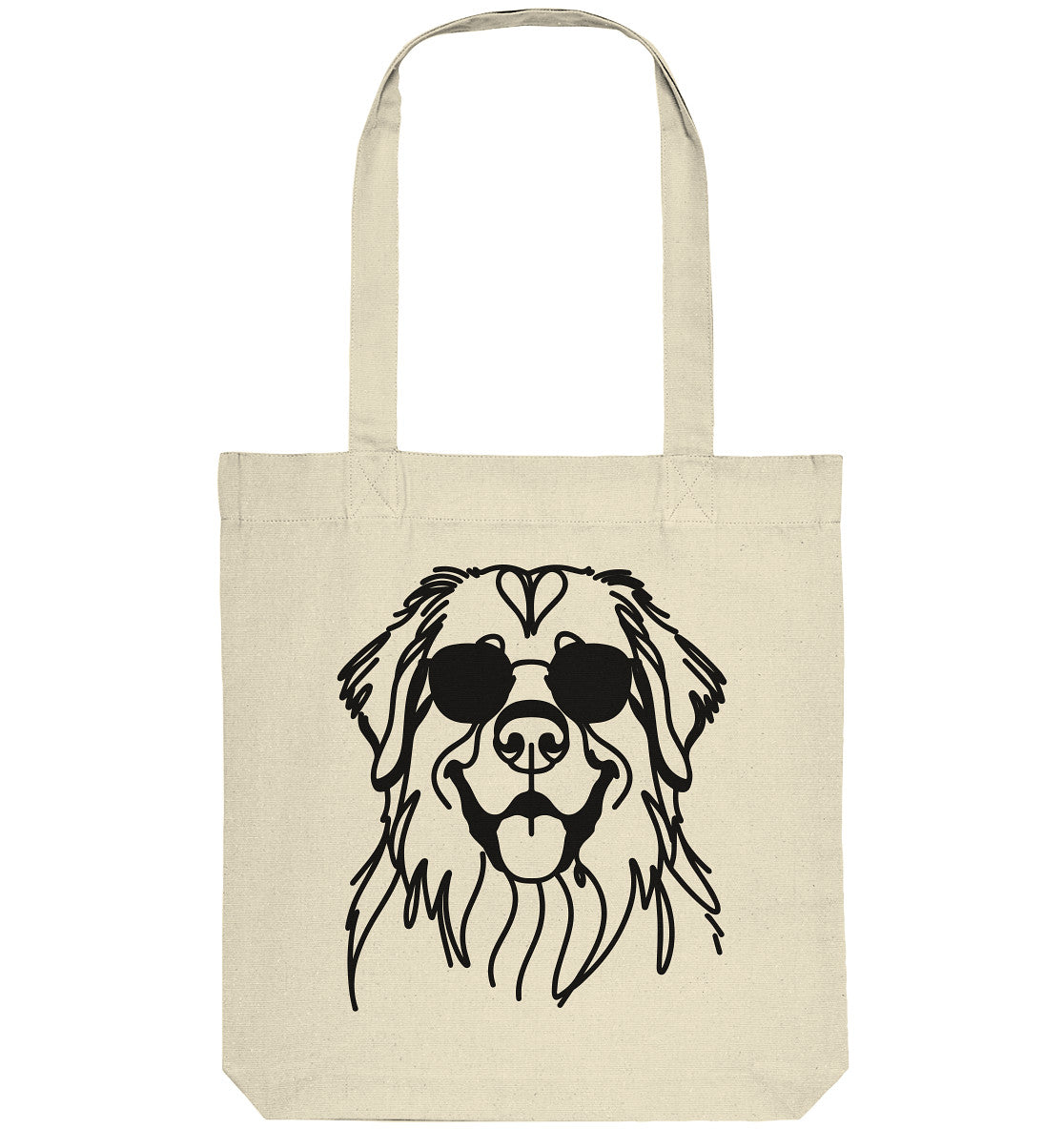 Line Art - Cooler Leonberger - Organic Tote-Bag