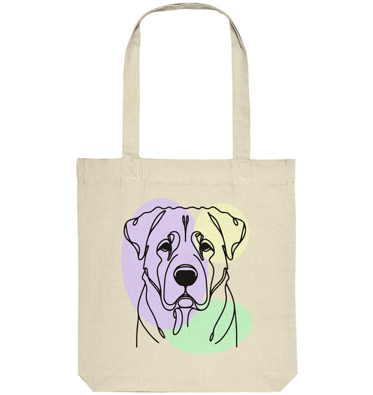 Line Art - Süßer Kangal - Organic Tote-Bag