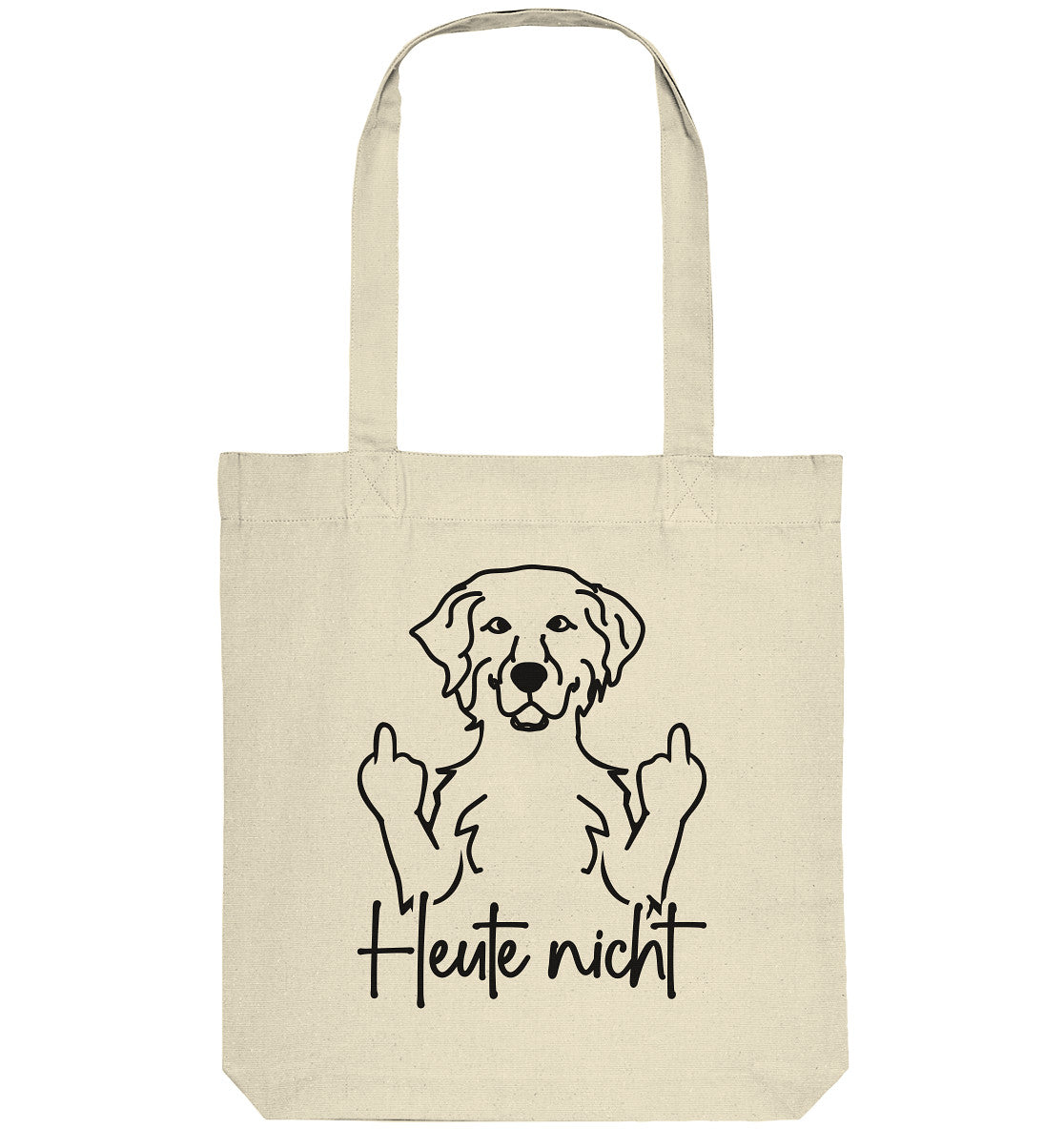 Heute nicht - Golden Retriever - Organic Tote-Bag