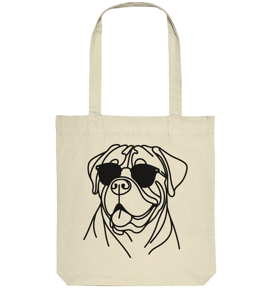 Line Art - Cooler Bullmastiff - Organic Tote-Bag