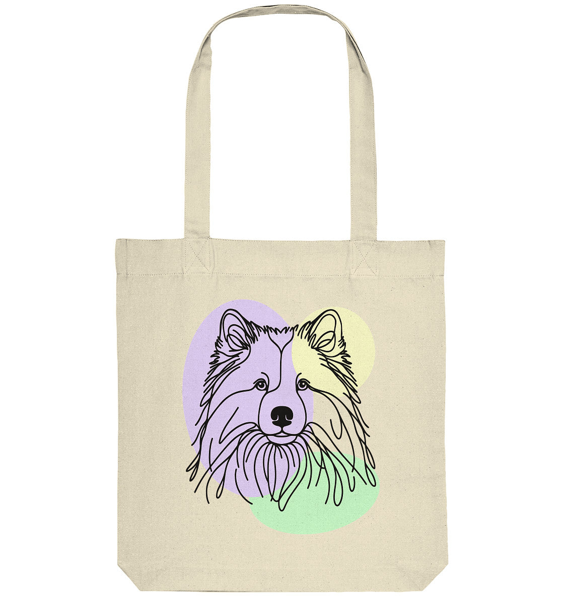 Line Art - Süßer Eurasier - Organic Tote-Bag