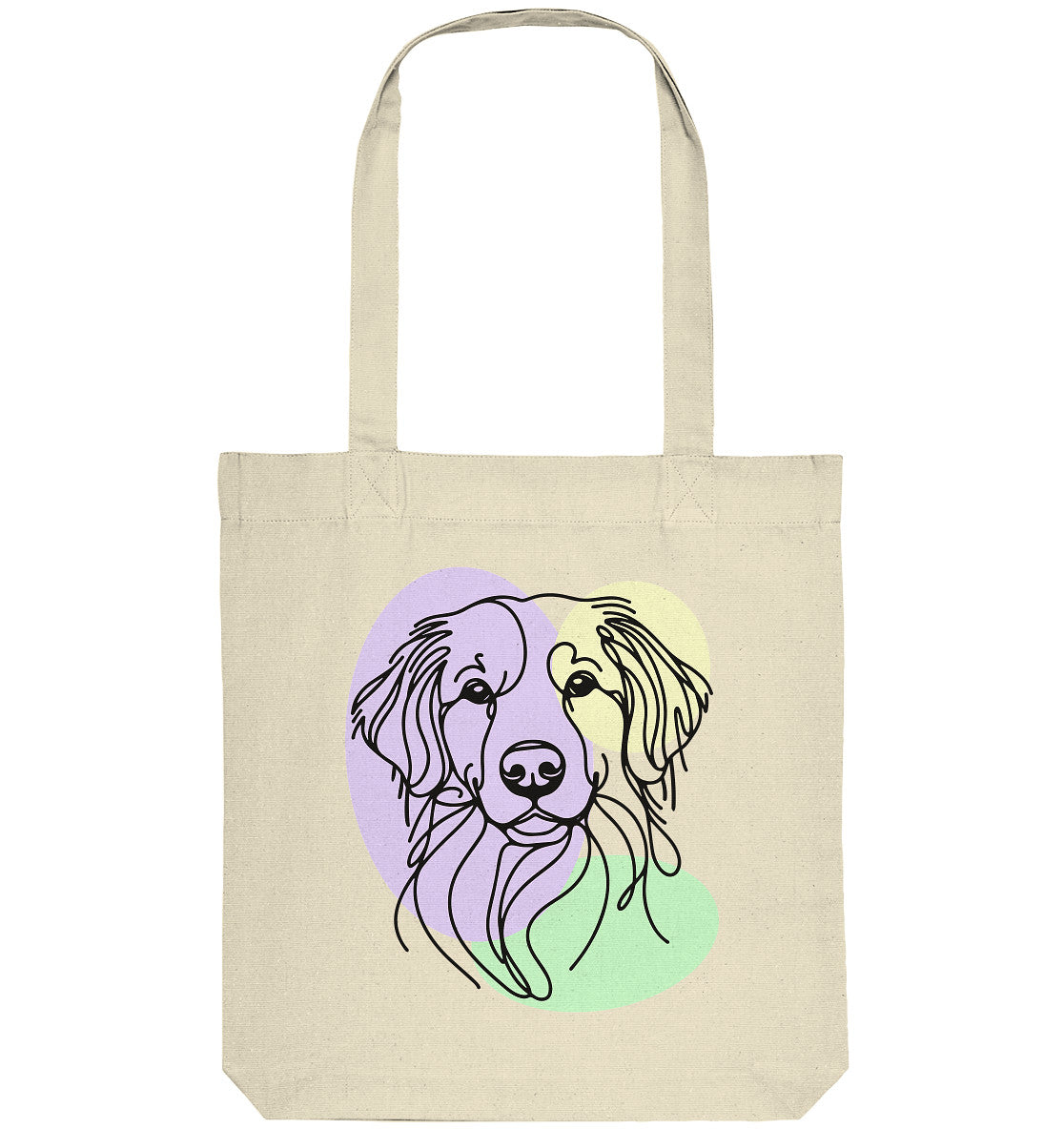 Line Art - Süßer Kooikerhondje - Organic Tote-Bag