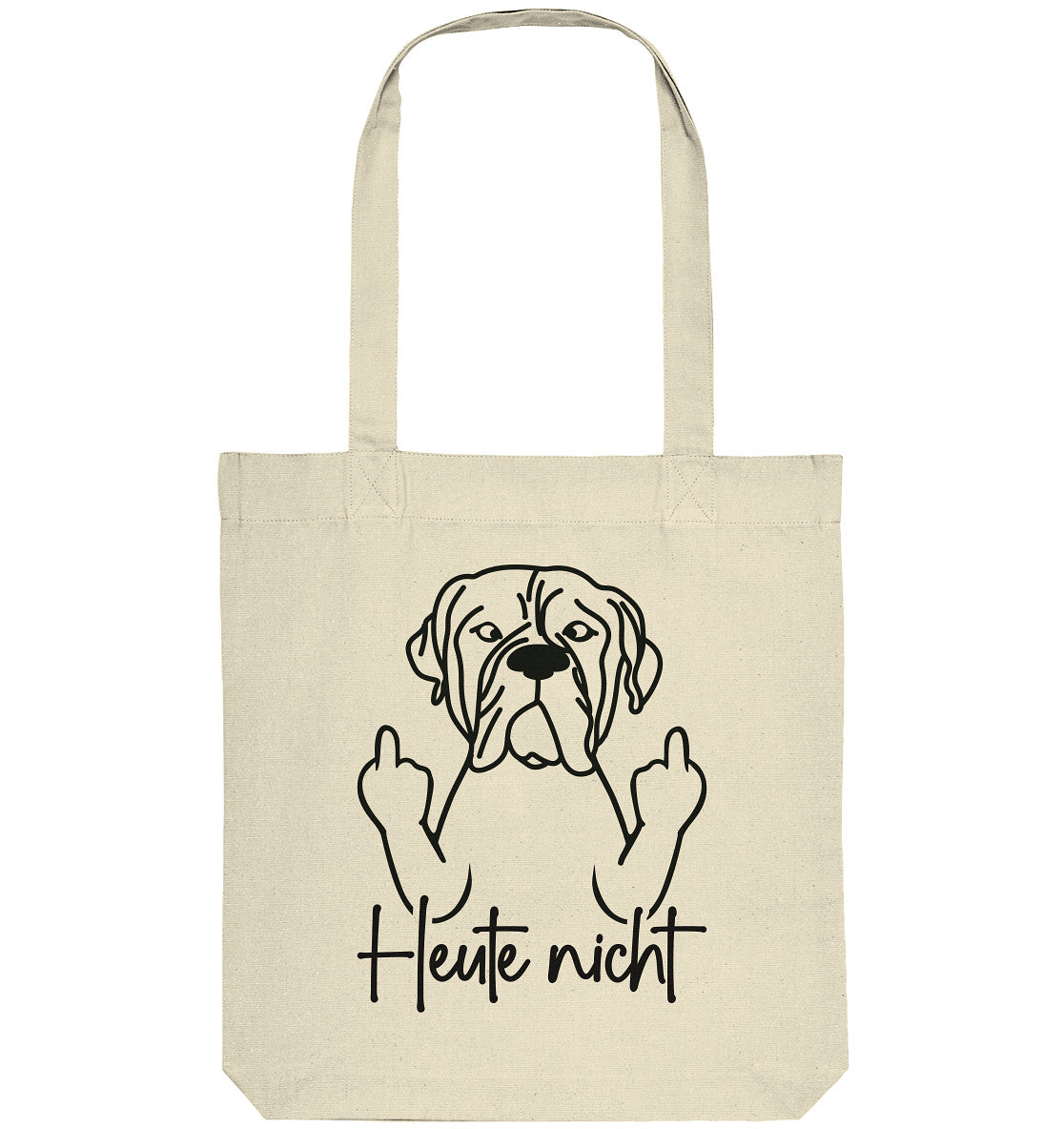 Heute nicht - Bullmastiff - Organic Tote-Bag