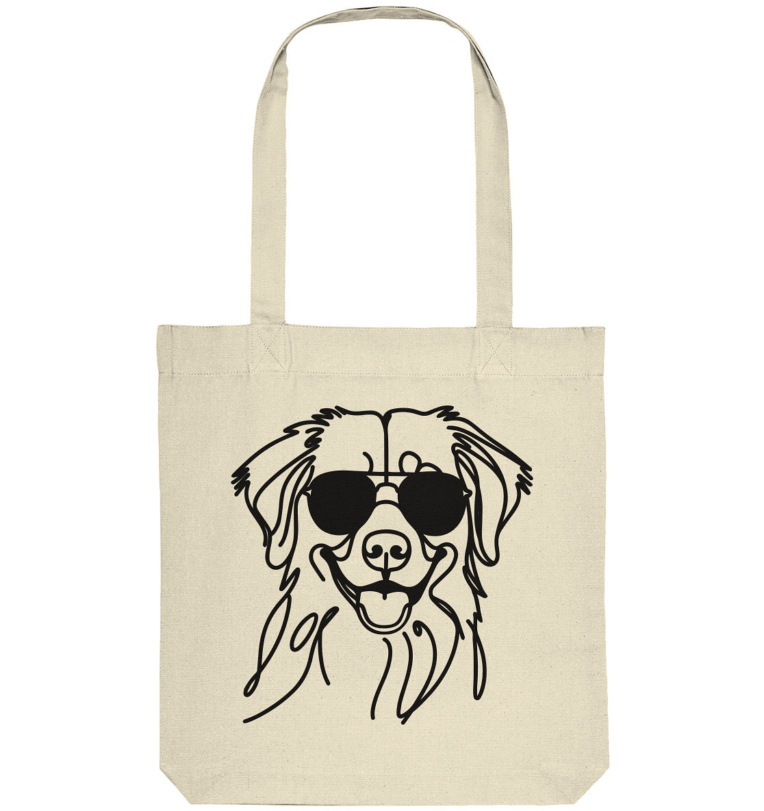 Line Art - Cooler Nova Scotia Duck Tolling Retriever - Organic Tote-Bag