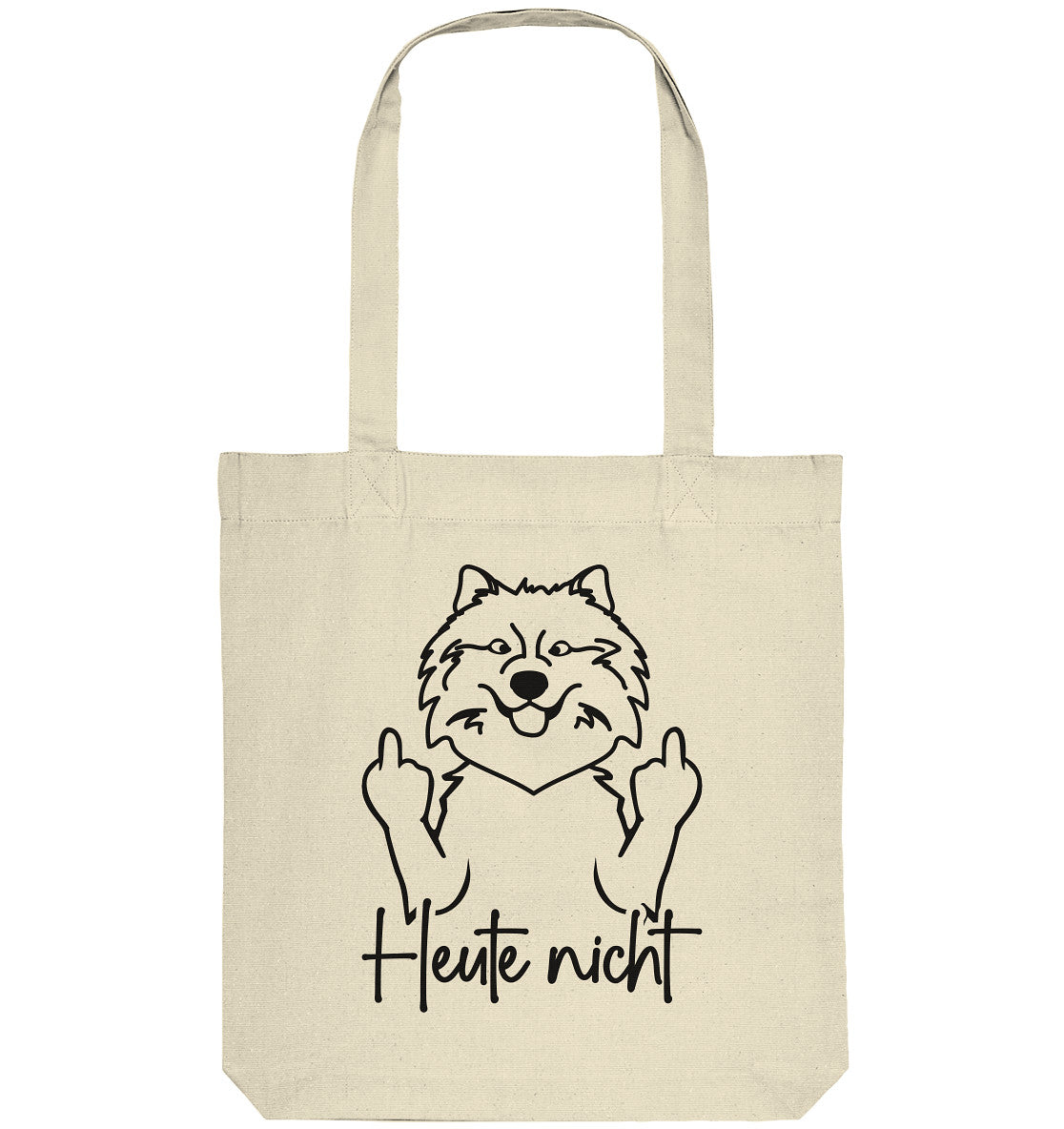Heute nicht - Wolfsspitz - Organic Tote-Bag