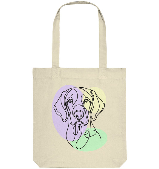 Line Art - Süßer Vizsla - Organic Tote-Bag
