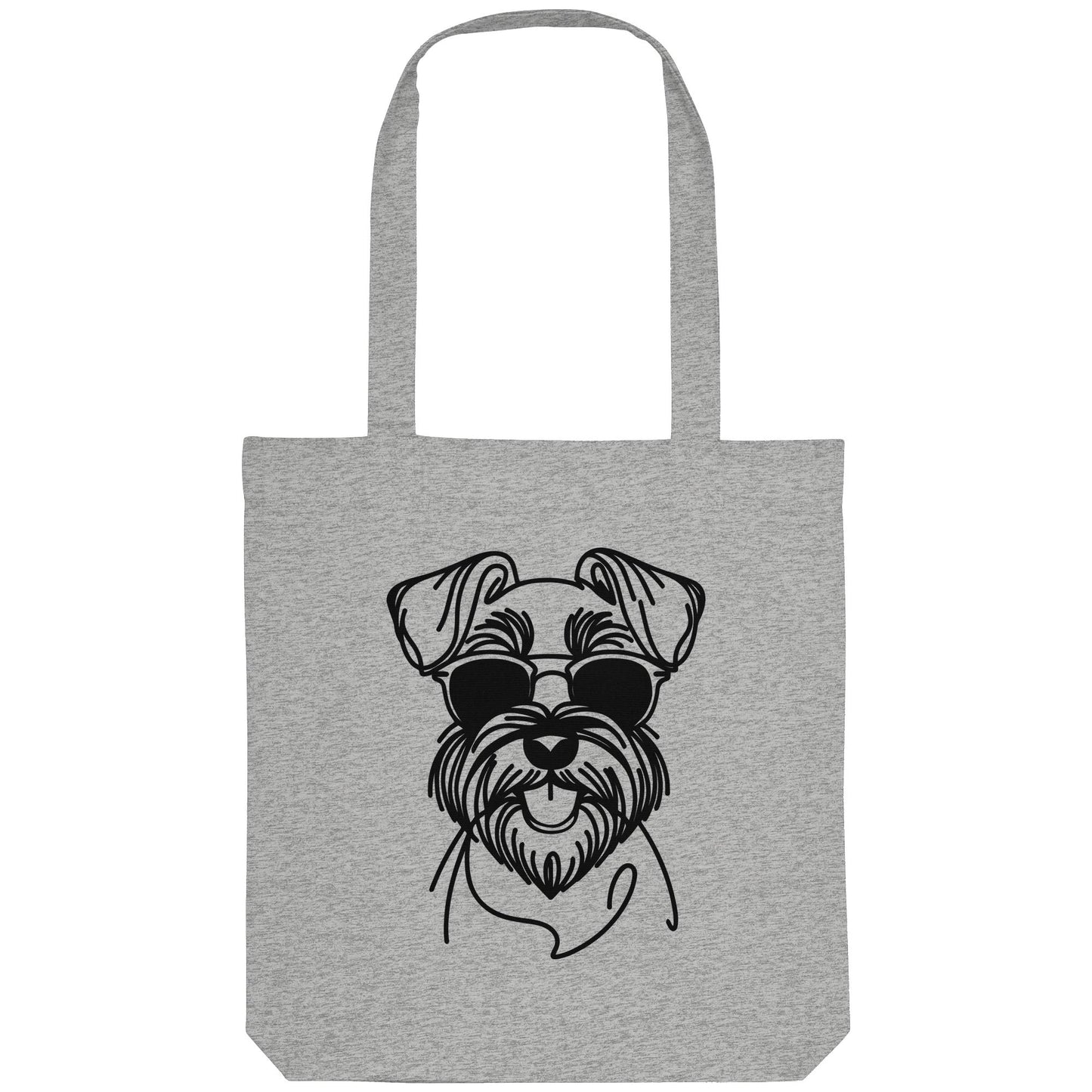 Line Art - Cooler Schnauzer - Organic Tote-Bag