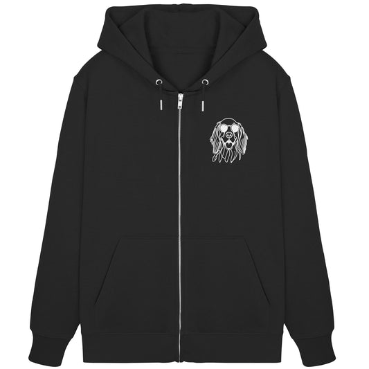 Line Art - Cooler Gordon Setter - Organic Zipper