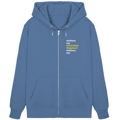 without my australian shepherd - Organic Zipper