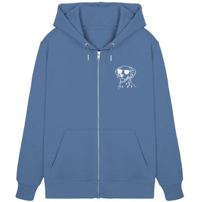 Line Art - Cooler Dalmatiner - Organic Zipper